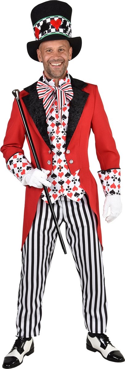 Casino Kostuum | Spin To Win Jack Pot Man | Large | Carnaval kostuum | Verkleedkleding